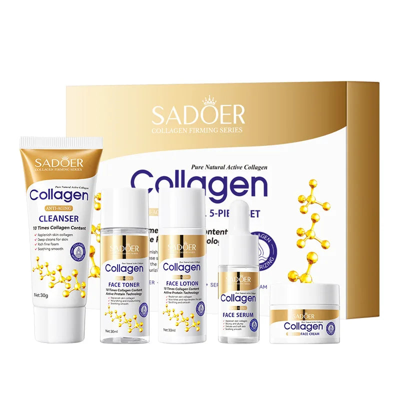5pcs SADOER Collagen Skin Care Sets