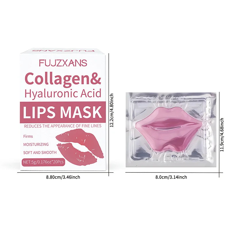 20Pcs/Box Pink Lips Masks