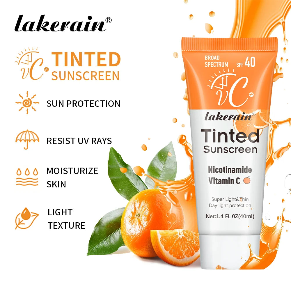 SPF40 Tinted Moisturizing VC Sunscreen Skin Protection