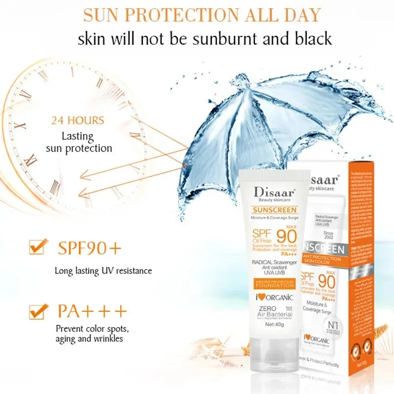 Facial Body Sunscreen Waterproof SPF 90+UV