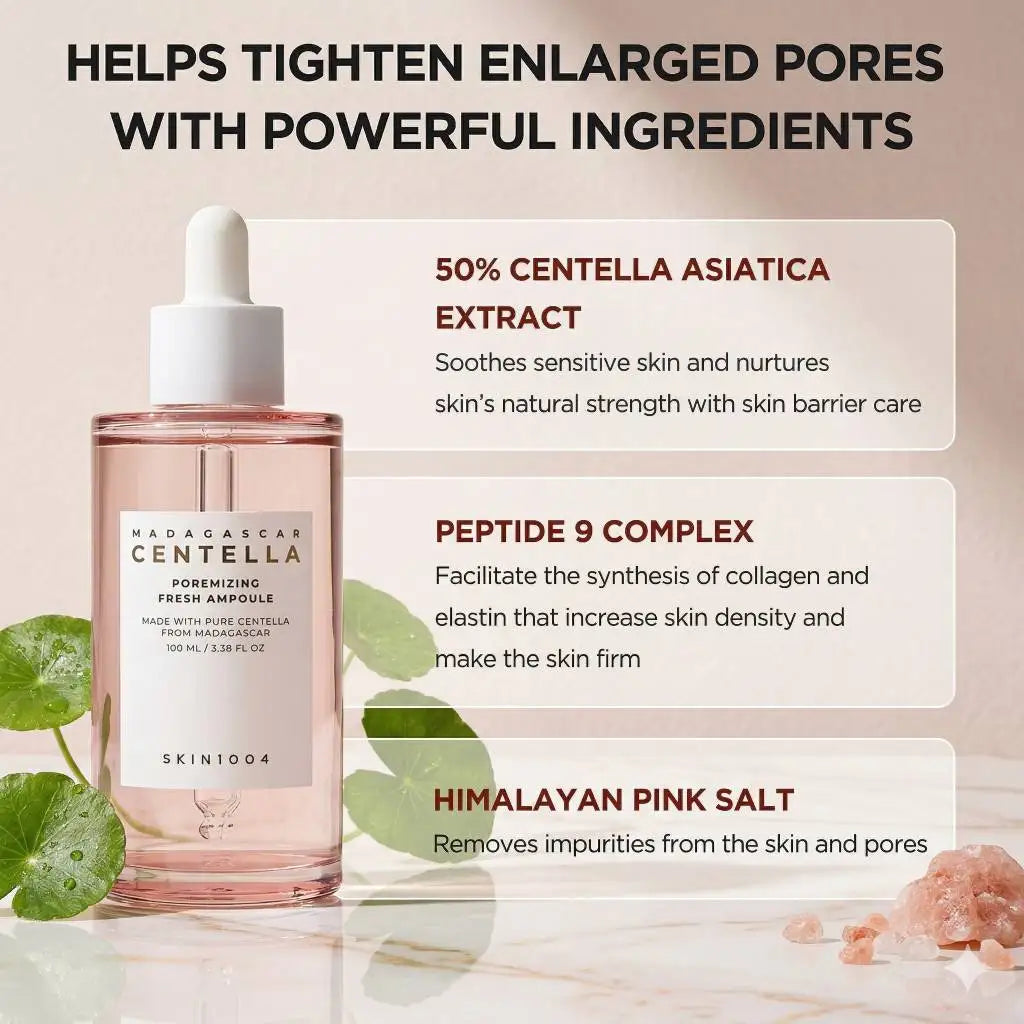 SKIN1004 Madagascar Centella Poremizing Skincare Set Korean Cosmetics