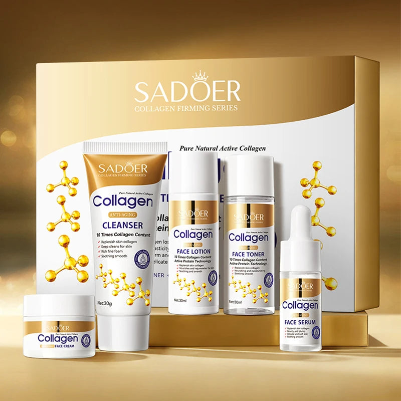 5pcs SADOER Collagen Skin Care Sets