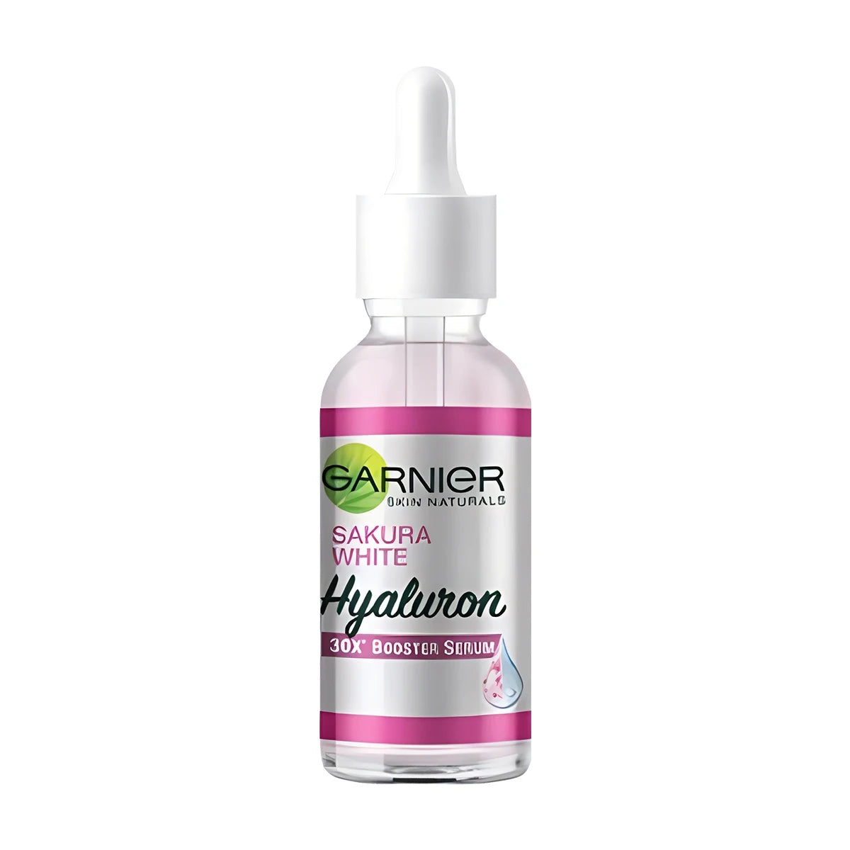 GARNNier Pink Serum Sakura Glow 30x Hyaluronic Booster Moisturizing Serum