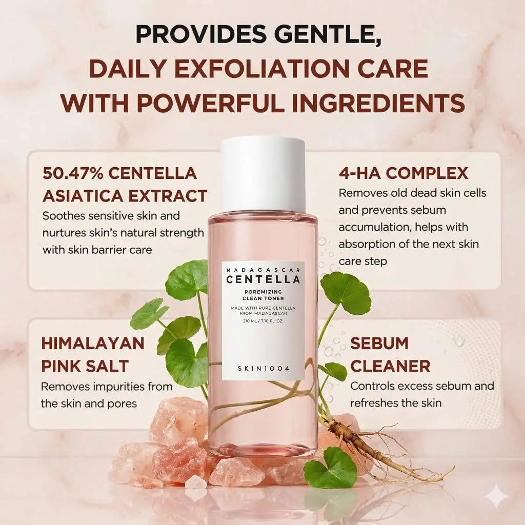 SKIN1004 Madagascar Centella Poremizing Skincare Set Korean Cosmetics
